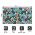 thumbnail image 5 of Bernese Mountain and Flower Door Rugs,Washable Non Slip Door Mats Indoor,Decorative Door Mats,Entry Mat Indoor for Entrance,Bedroom,Kitchen,Bathroom,17"x30", 5 of 6