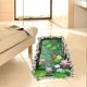 thumbnail image 3 of Lotus leaf fish pond 3D estereoscópico pared pegatina piso dormitorio sala de estar xuanguan personalidad PVC decoración pegatina 88*58cm TUNC Sencillez, 3 of 5