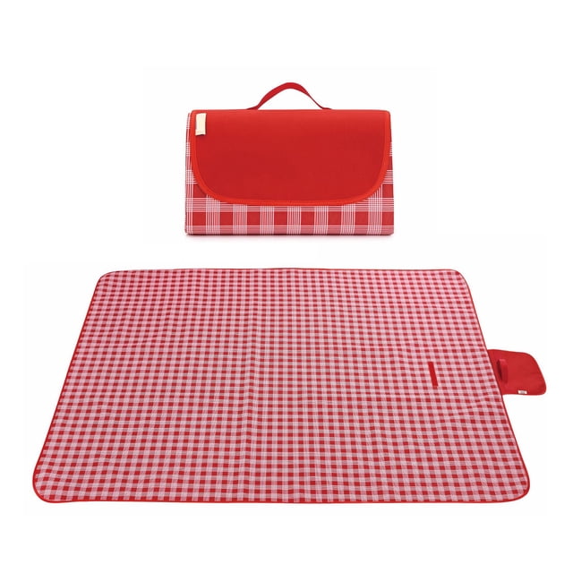 Couverture de Pique-Nique Anti-Sable Tapis de Plage, Couverture Imperméable Tapis de Camping Pliable, Tapis Portable Sans Sable Couverture d'Extérieur pour Voyage Camping Randonnée Pique-Nique