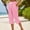 Hot Pink, variant on Zysthvn Straight Leg Womens Summer Capris Casual Striped Crop Pants for Women Button Drawstring with Pockets Loose
