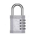 thumbnail image 1 of ZHEGE Locker Lock 4 Digit Combination Lock for Locker Re-settable Combo Lock for Gym School and Employee (Sliver), 1 of 1