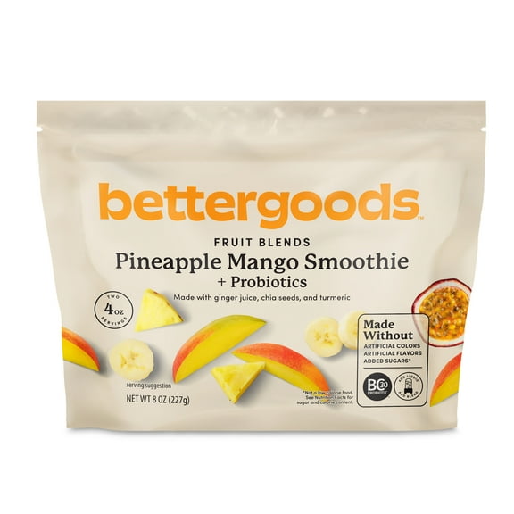 bettergoods Pineapple Mango Probiotics Smoothie Mix, 8 oz