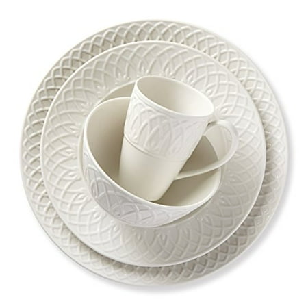 Lenox 866317 British Colonial Carved Dinnerware White 4 Piece Place Lenox 866317 British Colonial Carved Dinnerware White 4 Piece Place Setting
