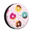 thumbnail image 1 of Fotbe Donut Funda de Llanta de Repuesto con Estampado, Engrosada, Ajuste Universal para Jeep, Remolque, RV, SUV, Camión-17 inch, 1 of 6