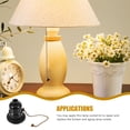thumbnail image 3 of KAKOWELY pull chain light socket Pull Chain Lampholder Replacement Lamp Socket Household Lamp Socket Pull Lamp Base2.76"X2.17"X2.17", 3 of 5