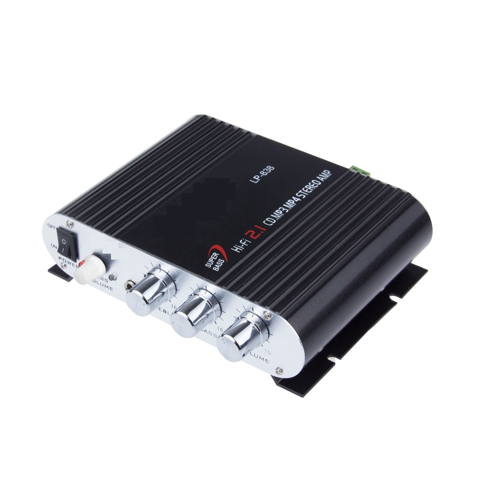 HIFI Car Stereo High Power Amplifier Super Bass Function Subwoofer FM Radio Player