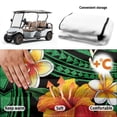 thumbnail image 6 of XYZCANDO Tropical Floral Golf Cart Seat Cover | 4 Storage Pockets | Non-Slip Washable Universal Fit for 2-Seat Golf Carts, 6 of 8