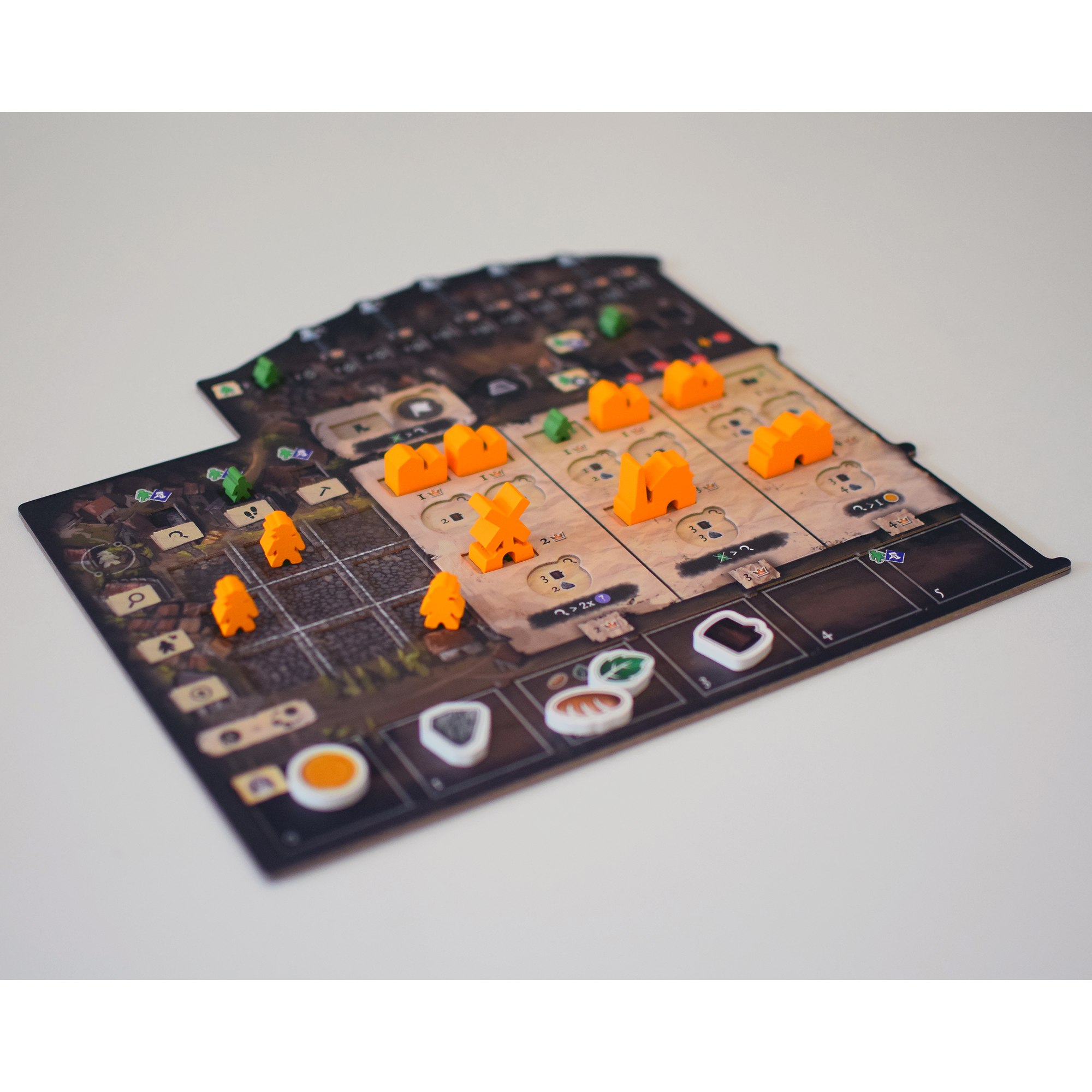 Archona Games: Pest: Deluxe Pack - Premium Wooden Component Upgrade, Dual-Layer Player Boards & Wooden Tokens, Strategy Board Game Accessory
