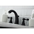 thumbnail image 4 of Kingston Brass KB980ACL American Classic Widespread Bathroom Faucet with Retail Pop-Up, Matte Black, 4 of 5