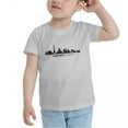 thumbnail image 3 of Paris City France Silhouette Cute Toddler Tshirts for Boys Girls (Gray, Youth M), 3 of 5