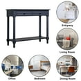 SamyoHome Multi-Function Console Table with 2 Drawers and Bottom Shelf ...