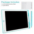 thumbnail image 3 of HLONK 12 in LCD Writing Tablet Colorful Screen Pressure-Sensitive Pink, 3 of 9