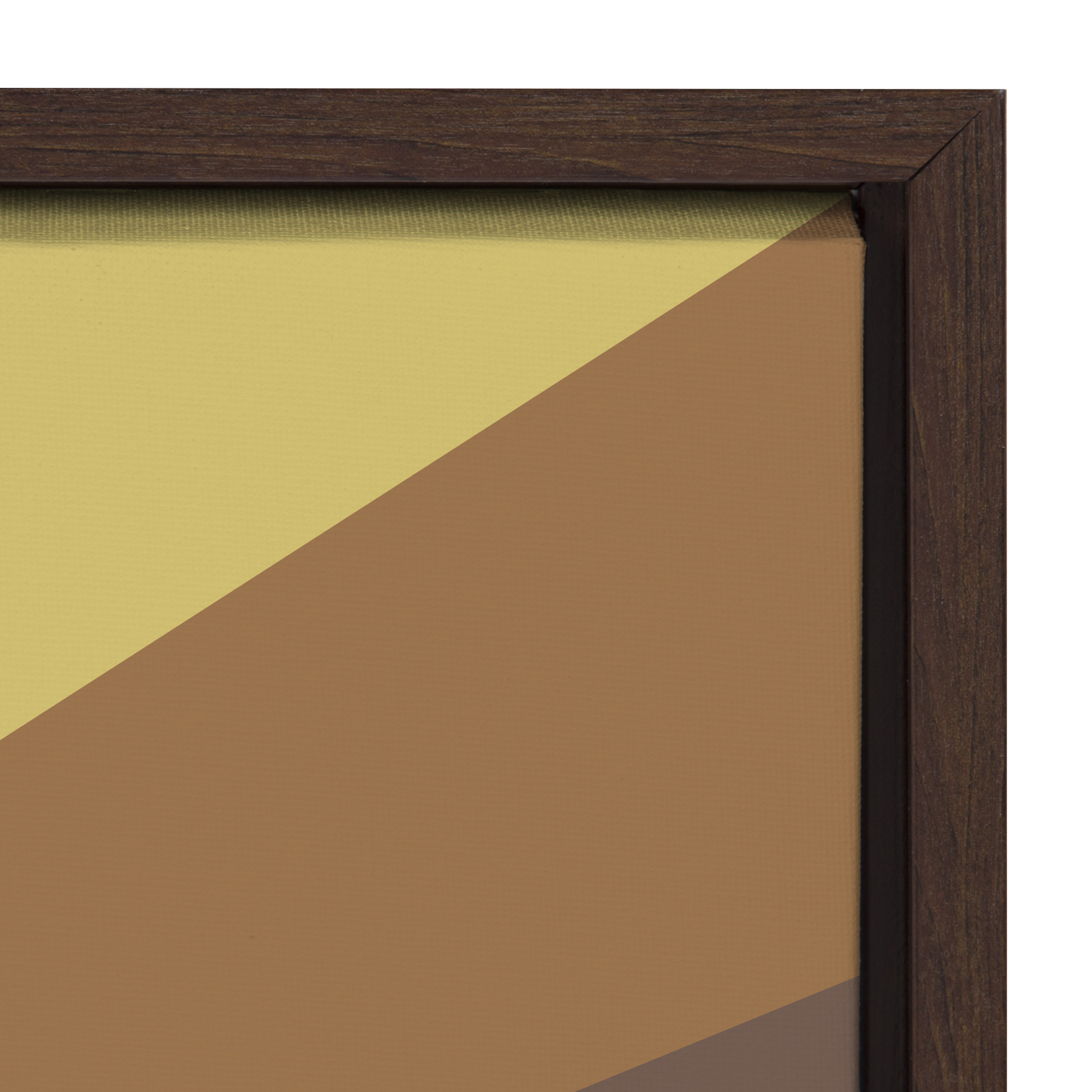 Kate and Laurel Sylvie Retro Sunset Framed Canvas Wall Art by the Creative Bunch Studio 18x40 Brown Vintage Art Print for Wall