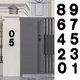 thumbnail image 1 of Letrero de Número de Casa Tridimensional de Hierro con Tornillos para Exteriores o Pared., 1 of 5
