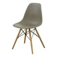 thumbnail image 7 of Suff Plastic Dining Side Chairs, Set of 2, Light Brown, 7 of 7
