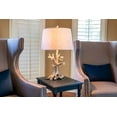thumbnail image 2 of Décor Therapy Textured Resin Owl Table Lamp, Multiple Finishes, 2 of 11