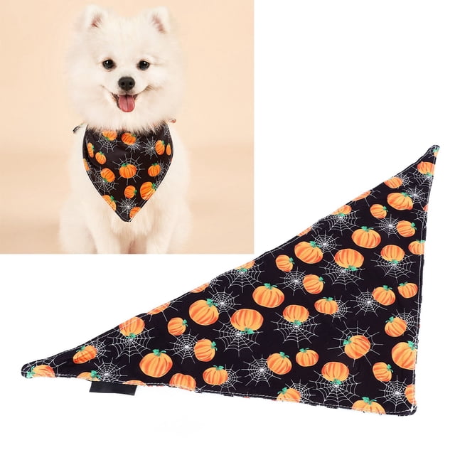 Bandana De Halloween Para Perros, Lindo, Cómodo, Ajustable, Resistente A La Abrasión, Poliéster, Ligero, Baberos Triangulares Para Mascotas Para Fiesta