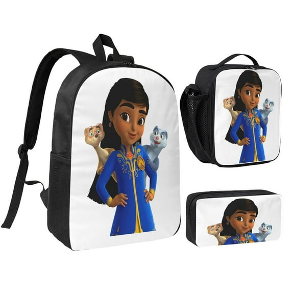 Mira royal detective Three piece backpack set young backpack combination backpack lunch bag pencil case