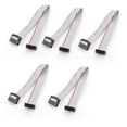 thumbnail image 1 of Unique Bargains 5pcs IDC 10Pin Hard Drive Extension Wire Flat Ribbon Cable Female Connector 20cm, 1 of 2