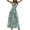 Green, variant on ICHUANYI Women's Bohemian Beach Camis Sleeveless V Neck Halter Backless Elasty Long Dress Spring Summer Clothing