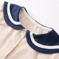 thumbnail image 5 of MEZZALL Boys Outfits Sets Navy Style Linen Short Sleeve Shirts Tops Shorts Outfits For Toddler Kids Casual Summer Fall Everyday Wear Infants Dailywear Stylish / 5-6 Years, 5 of 8