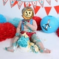 thumbnail image 6 of IBTOM CASTLE Baby Boys 1st Birthday Cake Smash Outfit Bloomers Diaper Cover Pants + Suspenders + Bow Tie Casual Clothes Set, 6 of 8