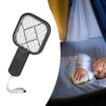 thumbnail image 1 of Raqueta matamoscas portátil USB con luz Negro, 1 of 8