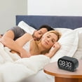 thumbnail image 4 of LED Digital Alarm Clock Wireless Bluetooth Speaker With FM Radio Portable Alarm Clock With Loud Alarm For Bedroom Desk Bedside Home Decor For Kids, 4 of 9