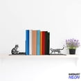 thumbnail image 3 of Handmadetneonsign Bengal Cat Metal Bookends, Bengal Cat Name Bookend, Cat Table Bookshelf Decor 044868, 3 of 4