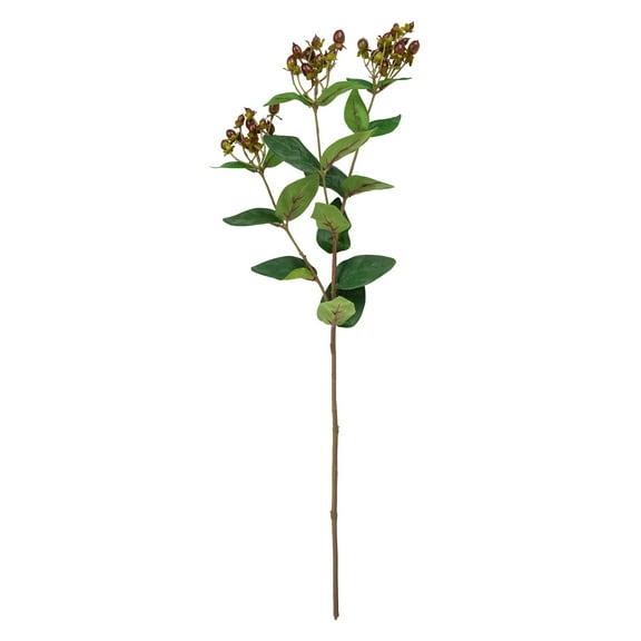 29" Burgundy Hypericum Berry Artificial Floral Spray