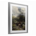 thumbnail image 2 of Stupell Industries Rustic Lodge Moody Highland Cows Herd Gray Framed Print Under Glass, 17 x 21, by Arlington Prints, 2 of 8