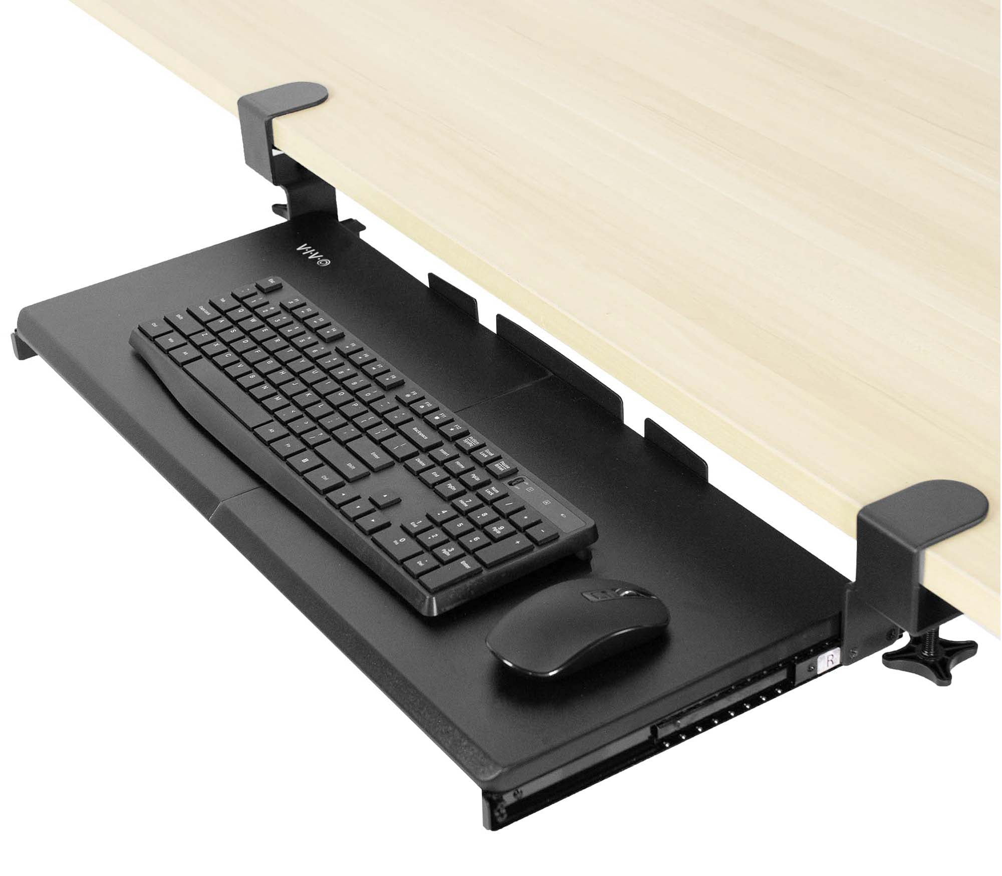 Underdesk Keyboard In&Out Slide Tray Keyboard Drawer Stand Holder Office Home 