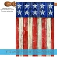 thumbnail image 3 of Toland Home Garden Rustic Stars and Stripes American Patriotic Flag Double Sided 28x40 Inch, 3 of 5