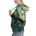 thumbnail image 2 of Honeii Eyes Watching In The Dark Pattern Womens Oversized Hoodies Long Sleeve Sweatshirts Pullover Fall Outfits with Pocket-Medium, 2 of 7