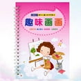 thumbnail image 2 of MasteelfCA Multi-style Writing Practice Book Groove Copybook Calligraphy Practice Book Rosy (Funny Drawing), 2 of 7