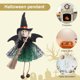 thumbnail image 4 of Colgante de Halloween Wdftyju figura de bruja tela suave para fiestas interiores exteriores, 4 of 7