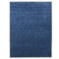 thumbnail image 3 of Rugsotic Carpets Hand Knotted Wool Area Rug 6'7''x9'10'' Blue Contemporary Rectangle Indoor Rug for Living Room, Bedroom Antimicrobial L00105, 3 of 6