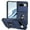 blue, variant on For Google Pixel 8A Kickstand Armor Case with Slide Camera Lens Protection Cover Built-in 360° Rotate Ring Holder Stand Magnetic Military Shockproof Phone Cover Case for Google Pixel 8A,8 Color