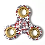 Camo Fidget Spinner with Gold Ring - 1 Pack or 6 Pack