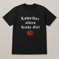 thumbnail image 4 of Lowrider Oldies Rose Graphic T-Shirt Unisex Classic Fit Cotton Tee, 4 of 9