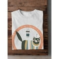 thumbnail image 3 of World Art Group June Erica Vess Mens Graphic Tee - Coffee Cats C - Regular Fit 100% Cotton, 3 of 4