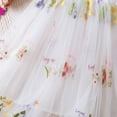 thumbnail image 4 of Ccpelsie Toddler Girls Layered Tulle Tutu Dress for Toddler Kids Girl Rainbow Tutu Princess Skirt(White,2-3 Years), 4 of 5