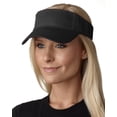 thumbnail image 2 of Adams Ace Vat-Dyed Twill Visor (AC101) Black, OS, 2 of 3
