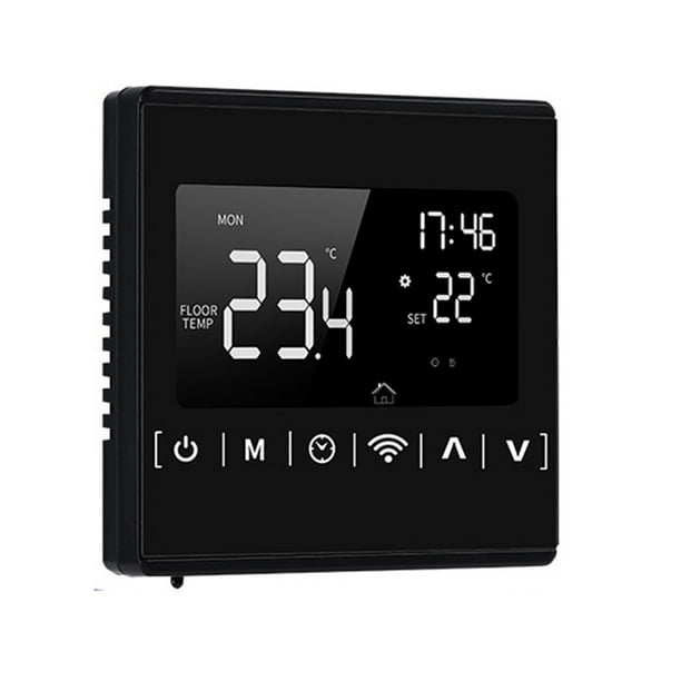 Régulateur de Température de Commande d'Écran Tactile Lcd Thermostat de Chauffage au Sol, SOOSI