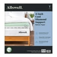 thumbnail image 6 of Allswell 4” Memory Foam Mattress Topper Infused with Cooling Diamond Gel, Twin, 6 of 6