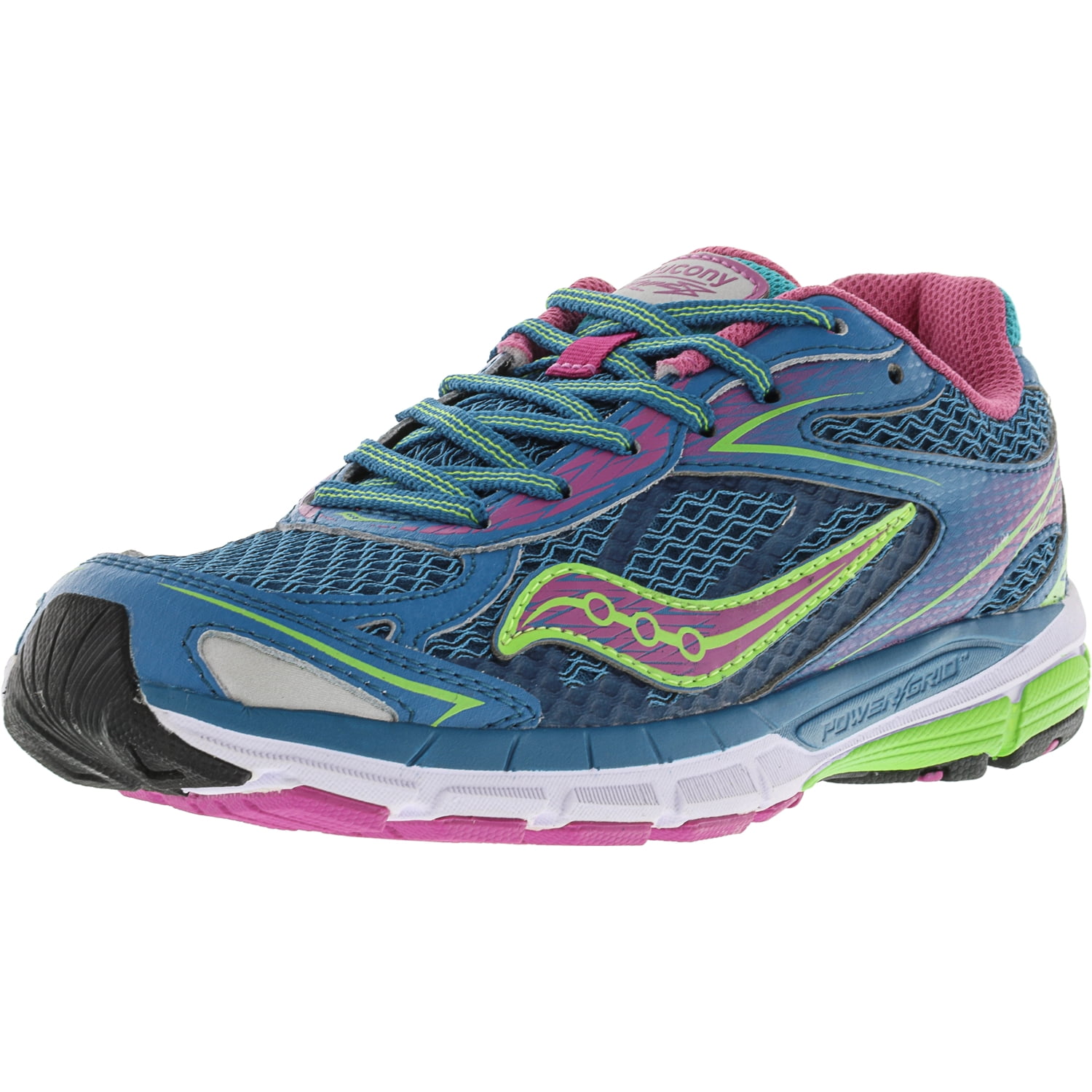 Saucony Girl's Ride 8 Turquoise AnkleHigh Running Shoe 5M