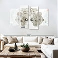 thumbnail image 3 of Elephant Stock White Phoropter Wall Art - Horizontal Multi Panel Canvas - Living Room Wall Decor - Profession Multi Panel - White And Black Decor - 84" x 54", 3 of 8