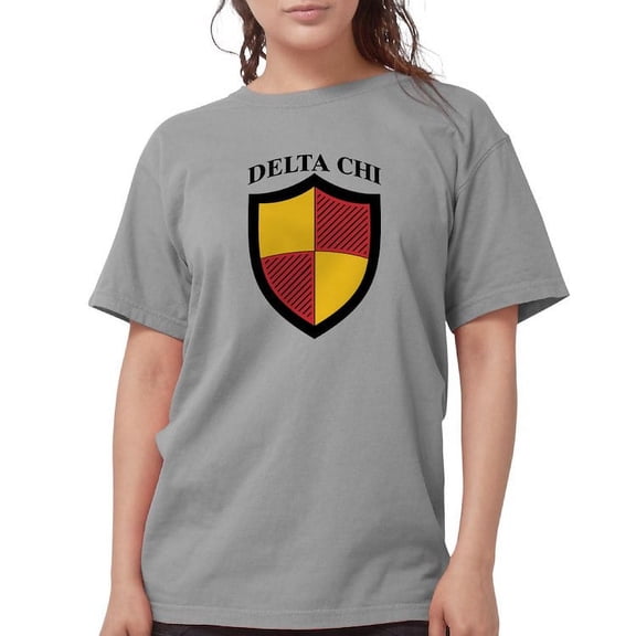 CafePress - Delta Chi Full Color Icon T Shirt - Womens Comfort Colors® Shirt