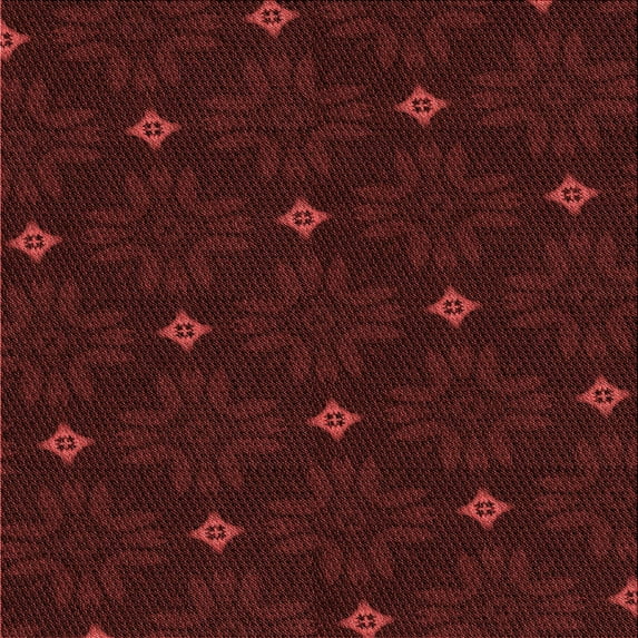 Ahgly Company Machine Washable Indoor Square Transitional Tomato Red Area Rugs, 5' Square