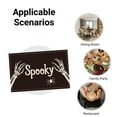 thumbnail image 5 of JOOCAR Spooky Skeleton Hands and Spider Halloween Linen Table Mats Set of 4 for Home Kitchen Table Decor 12x18 inch, 5 of 5